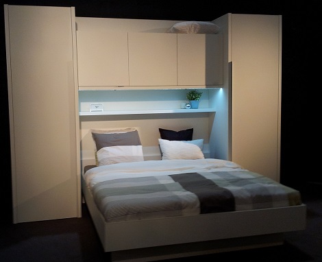 Bovenbouwkamer, slaapkamer met kast boven bed_Bedkast_brugkamer_bed 90, 140, 160 breed_vechio_boon